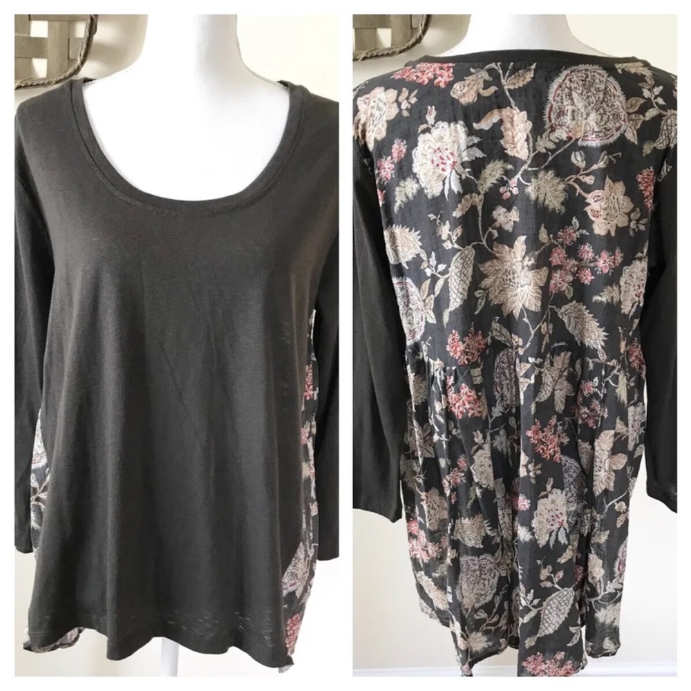Altar’d State Size Small High Low Oversized Floral Top